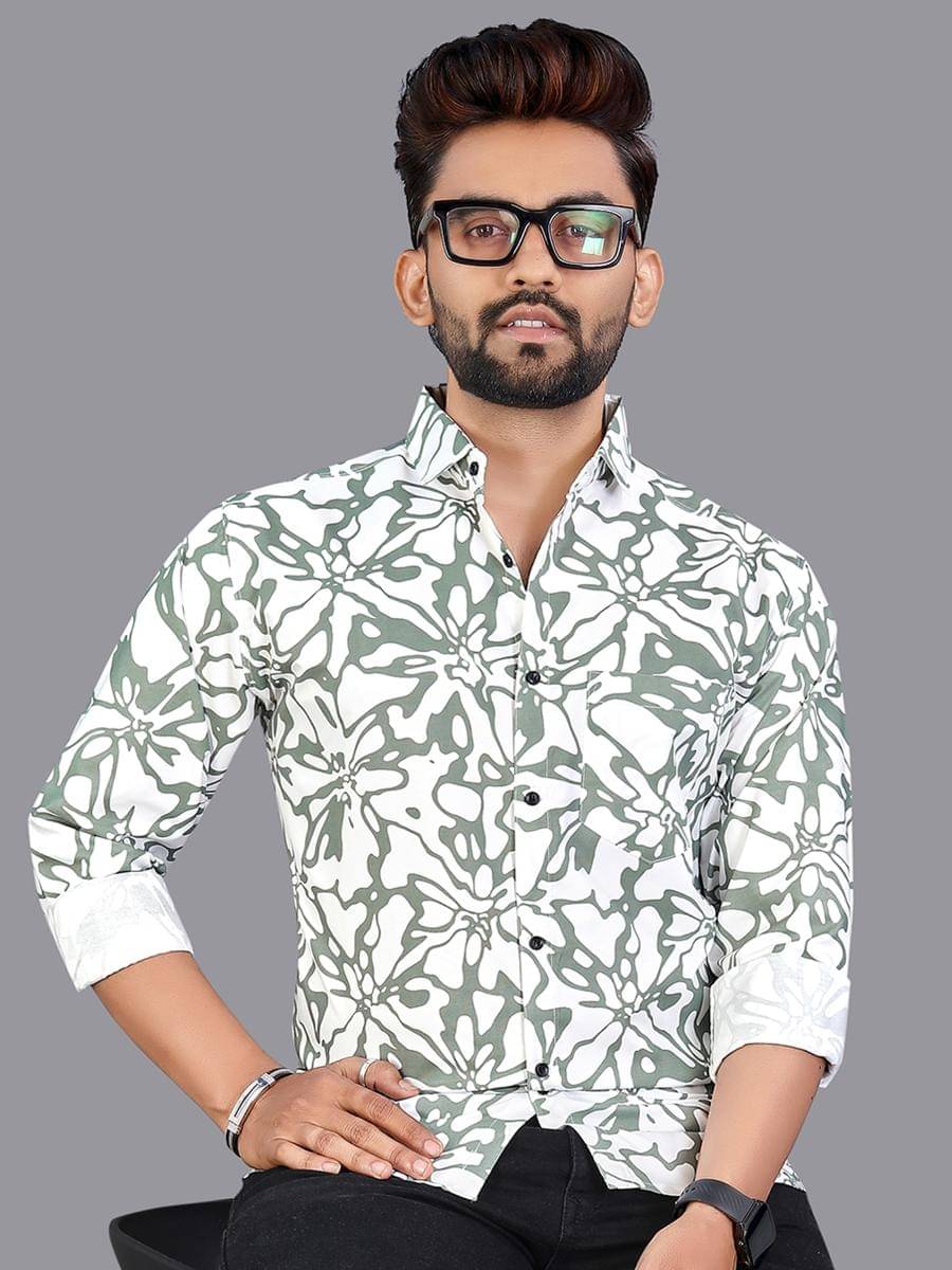 adwynpeter 100% Cotton Regular Fit Printed Full Sleeves Men's Casual Shirt - Multicolor 5 ( Pack of 1 ) adwynpeter 100% Cotton Regular Fit Printed Full Sleeves Men's Casual Shirt - Multicolor 5 ( Pack of 1 )
