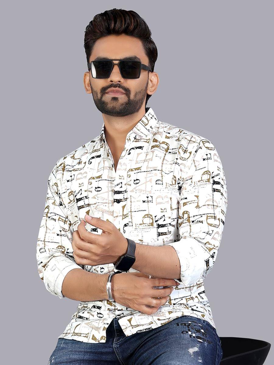     			adwynpeter 100% Cotton Regular Fit Printed Full Sleeves Men's Casual Shirt - Multicolor 13 ( Pack of 1 )