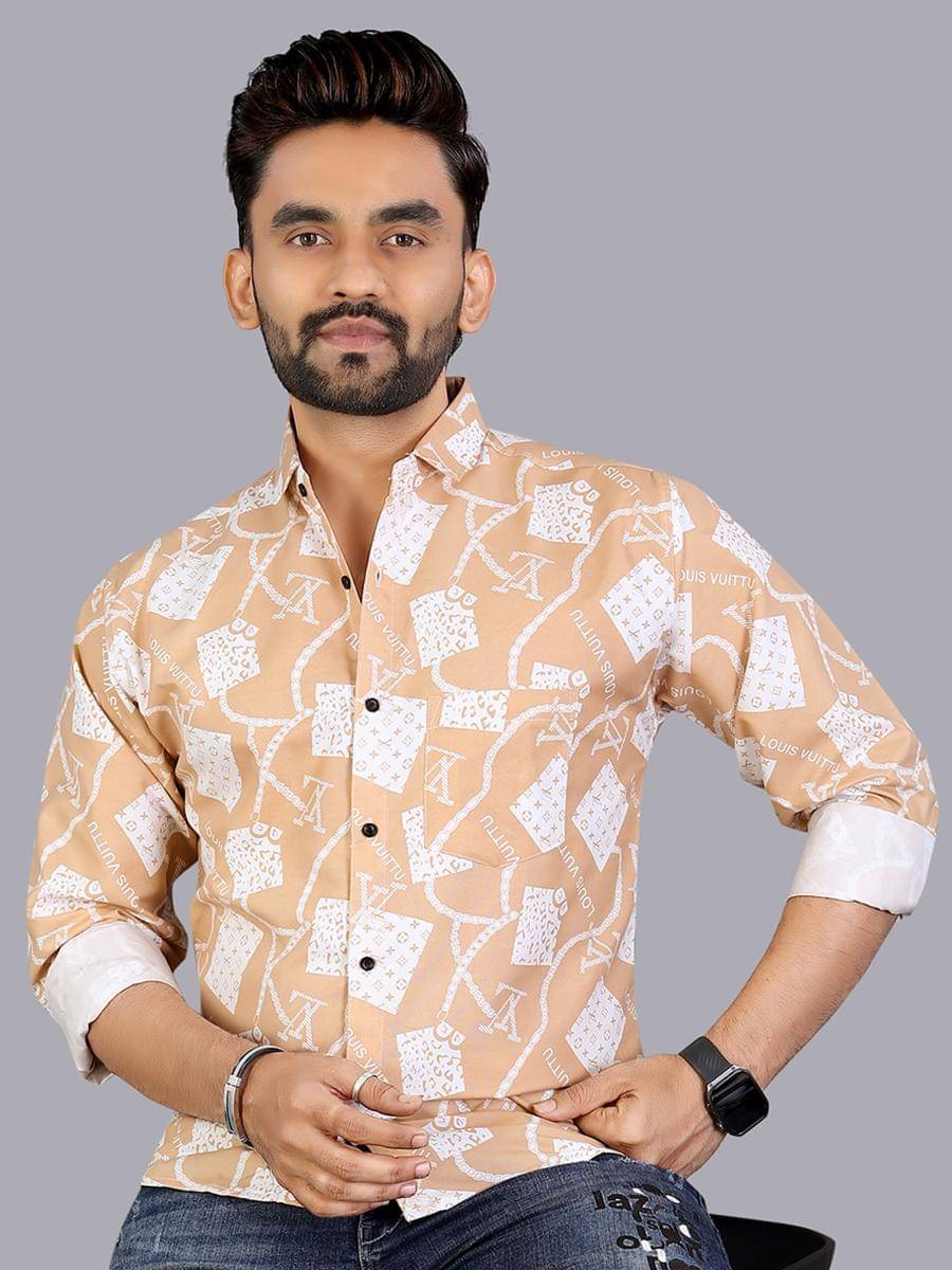     			adwynpeter 100% Cotton Regular Fit Printed Full Sleeves Men's Casual Shirt - Multicolor 3 ( Pack of 1 )