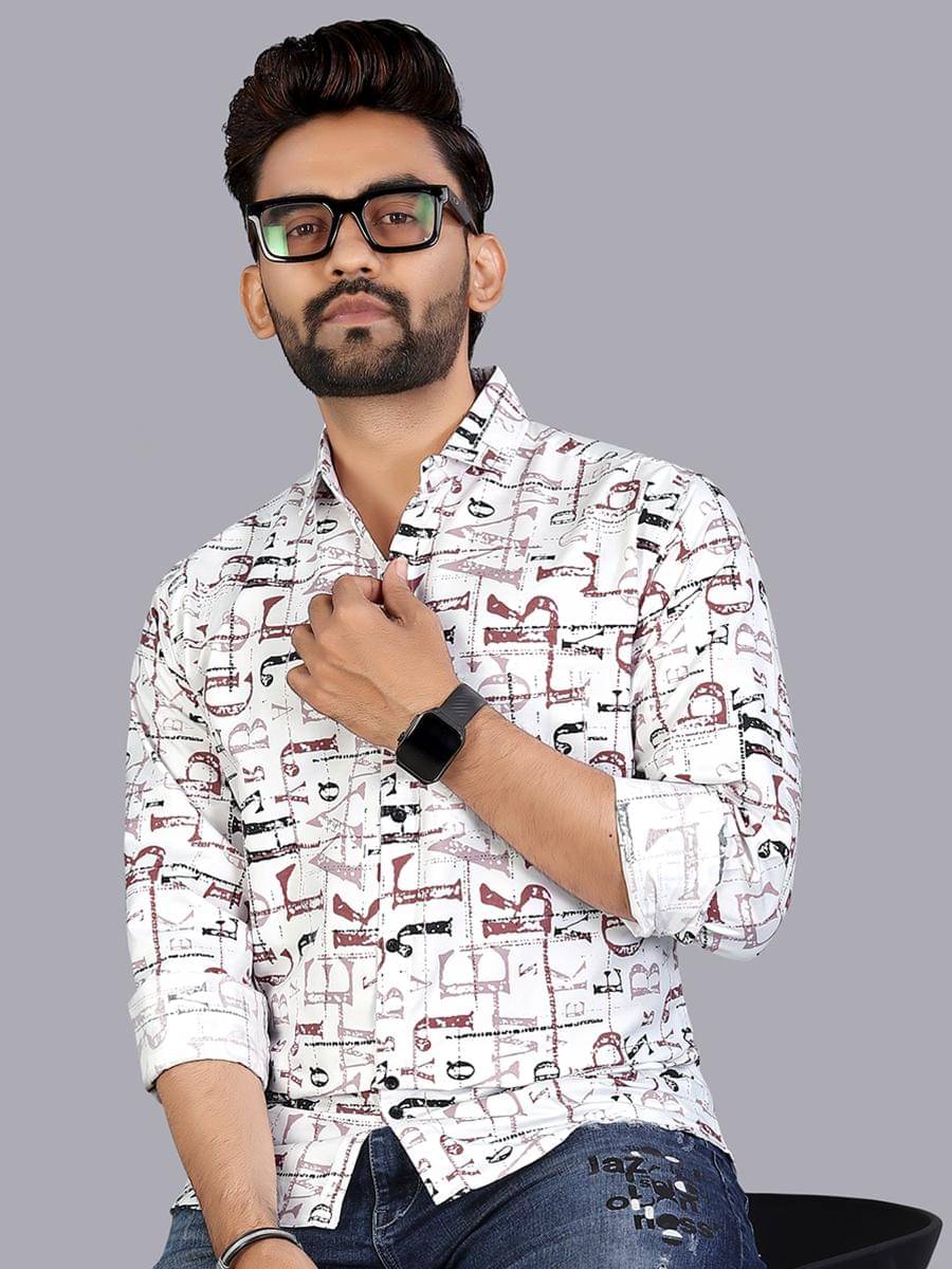 adwynpeter 100% Cotton Regular Fit Printed Full Sleeves Men's Casual Shirt - Multicolor 6 ( Pack of 1 ) adwynpeter 100% Cotton Regular Fit Printed Full Sleeves Men's Casual Shirt - Multicolor 6 ( Pack of 1 )