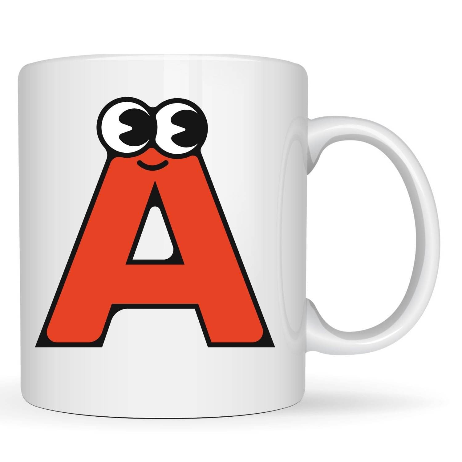 maddock corp Cute Alphabet Mug A Ceramic Coffee Mug 350 mL ( Pack of 1 ) maddock corp Cute Alphabet Mug A Ceramic Coffee Mug 350 mL ( Pack of 1 )