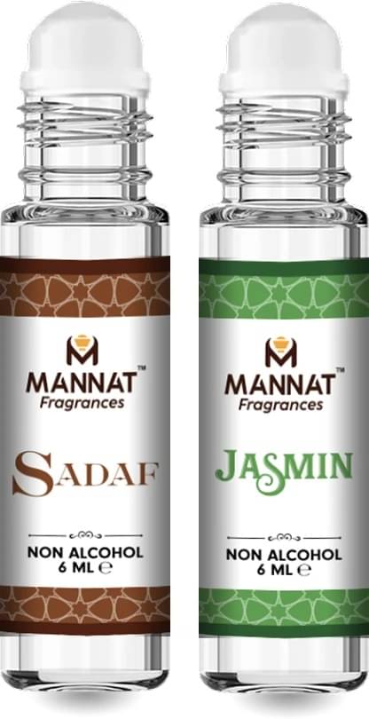     			mannat Fragrances Jasmine Non- Alcoholic 12ml Attar ( Pack of 2 )