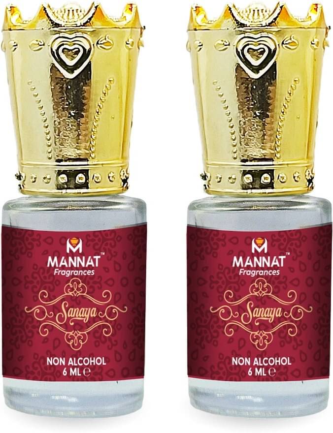 mannat Fragrances Oud Non- Alcoholic 12ml Attar ( Pack of 2 ) mannat Fragrances Oud Non- Alcoholic 12ml Attar ( Pack of 2 )