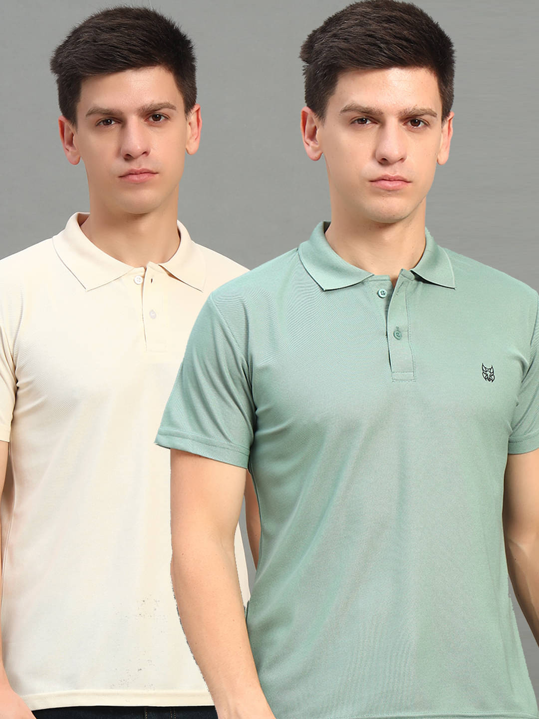     			stelvin Men Polyester Regular Fit Solid Polo T Shirt ( Sea Green )