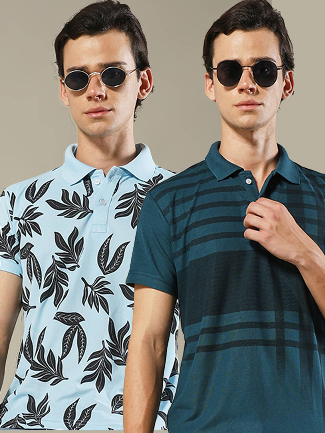 stelvin Men Polyester Regular Fit Printed Polo T Shirt ( Green )     			stelvin Men Polyester Regular Fit Printed Polo T Shirt ( Green )