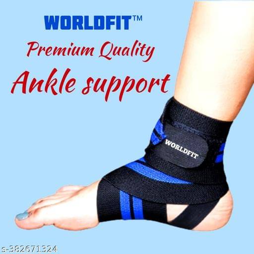     			Worldfit Ankle Support For Pain Relief Ankle Brace For Women & Men Ankle Binder For Foot Support, Assorted Colors (Pack of 2)