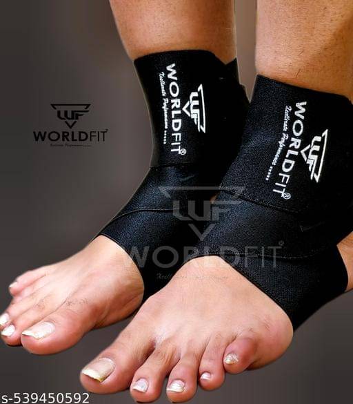     			Worldfit Ankle Support For Pain Relief Ankle Brace For Women & Men Ankle Binder For Foot Support, Assorted Colors (Pack of 2)