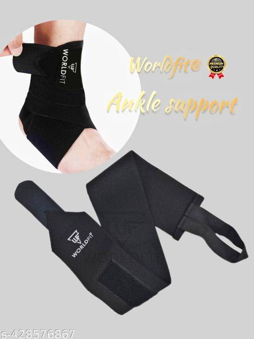     			Worldfit Ankle Support For Pain Relief Ankle Brace For Women & Men Ankle Binder For Foot Support, Assorted Colors (Pack of 2)