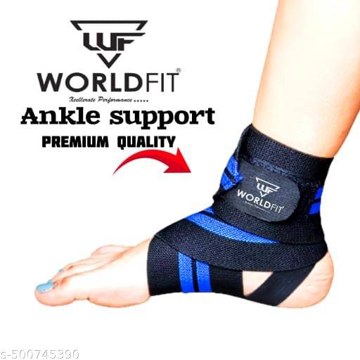     			Worldfit Ankle Support For Pain Relief Ankle Brace For Women & Men Ankle Binder For Foot Support, Assorted Colors (Pack of 2)