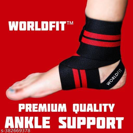     			Worldfit Ankle Support For Pain Relief Ankle Brace For Women & Men Ankle Binder For Foot Support, Assorted Colors (Pack of 2)