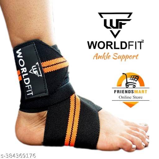     			Worldfit Ankle Support For Pain Relief Ankle Brace For Women & Men Ankle Binder For Foot Support, Assorted Colors (Pack of 2)