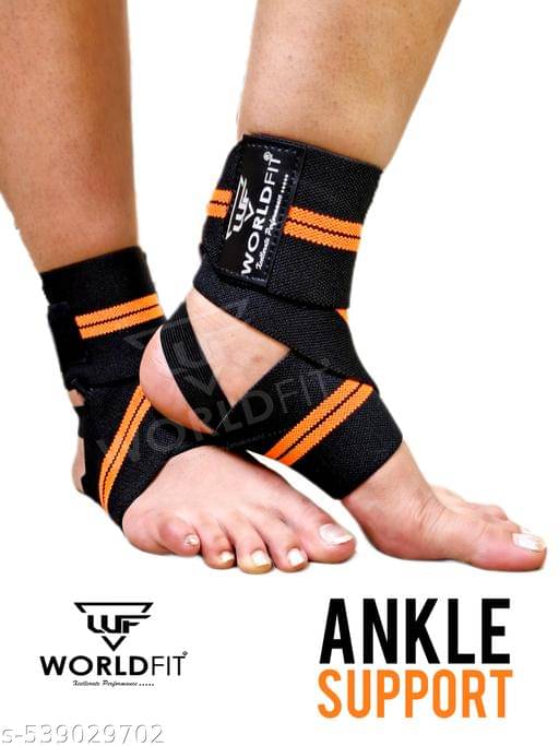     			Worldfit Ankle Support For Pain Relief Ankle Brace For Women & Men Ankle Binder For Foot Support, Assorted Colors (Pack of 2)