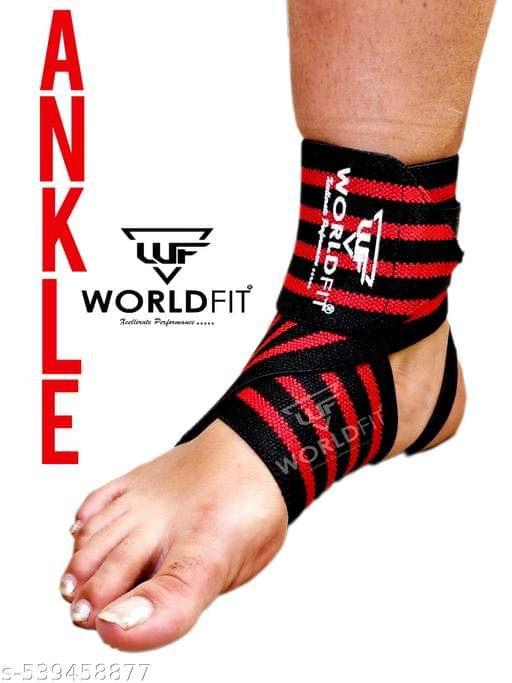     			Worldfit Ankle Support For Pain Relief Ankle Brace For Women & Men Ankle Binder For Foot Support, Assorted Colors (Pack of 2)