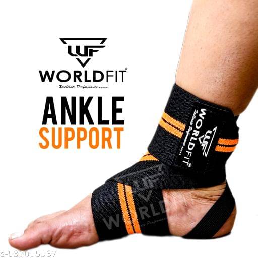     			Worldfit Ankle Support For Pain Relief Ankle Brace For Women & Men Ankle Binder For Foot Support, Assorted Colors (Pack of 2)