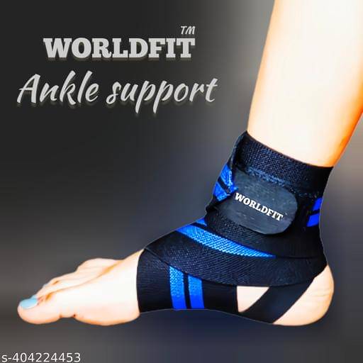     			Worldfit Ankle Support For Pain Relief Ankle Brace For Women & Men Ankle Binder For Foot Support, Assorted Colors (Pack of 2)