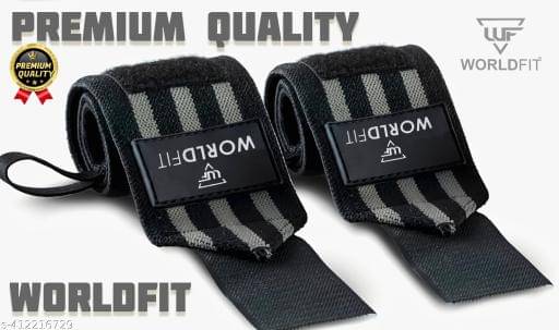     			Worldfit Wrist Band for Wrist Support and Pain Relief Men and Women Hand Wraps, Assorted Colors (Pack of 2)