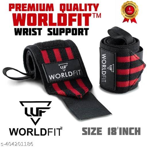     			Worldfit Wrist Band for Wrist Support and Pain Relief Men and Women Hand Wraps, Assorted Colors (Pack of 2)
