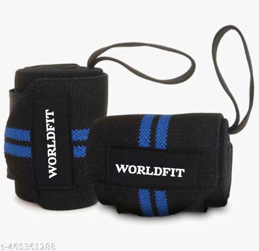     			Worldfit Wrist Band for Wrist Support and Pain Relief Men and Women Hand Wraps, Assorted Colors (Pack of 2)