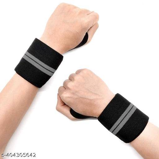     			Worldfit Wrist Band for Wrist Support and Pain Relief Men and Women Hand Wraps, Assorted Colors (Pack of 2)