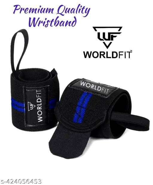     			Worldfit Wrist Band for Wrist Support and Pain Relief Men and Women Hand Wraps, Assorted Colors (Pack of 2)