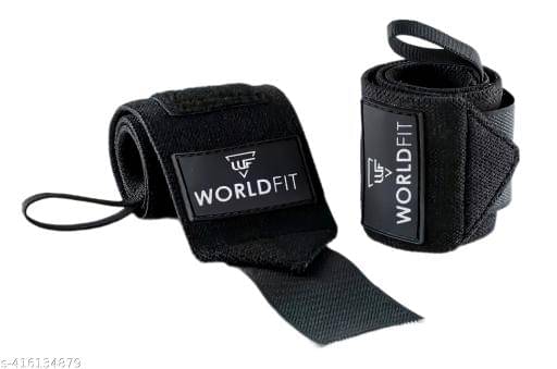     			Worldfit Wrist Band for Wrist Support and Pain Relief Men and Women Hand Wraps, Assorted Colors (Pack of 2)
