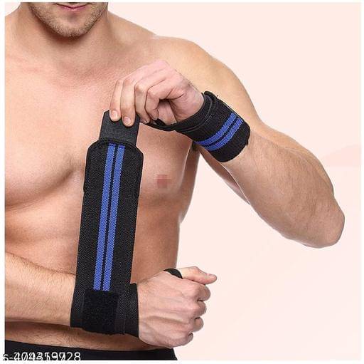     			Worldfit Wrist Band for Wrist Support and Pain Relief Men and Women Hand Wraps, Assorted Colors (Pack of 2)