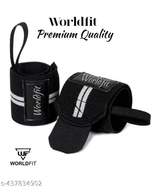     			Worldfit Wrist Band for Wrist Support and Pain Relief Men and Women Hand Wraps, Assorted Colors (Pack of 2)
