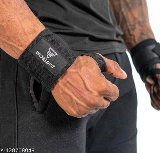     			Worldfit Wrist Band for Wrist Support and Pain Relief Men and Women Hand Wraps, Assorted Colors (Pack of 2)