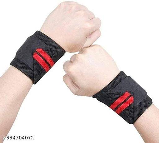     			Worldfit Wrist Band for Wrist Support and Pain Relief Men and Women Hand Wraps, Assorted Colors (Pack of 2)
