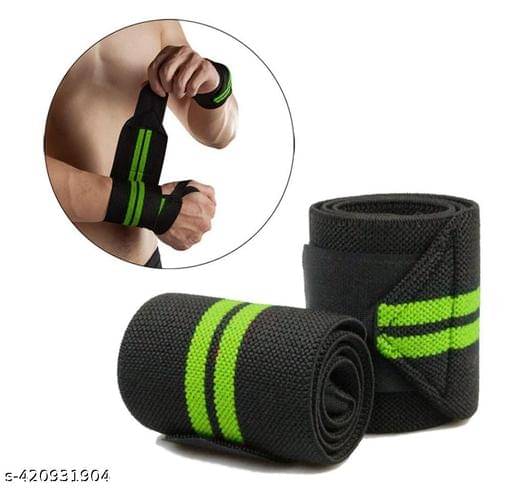     			Worldfit Wrist Band for Wrist Support and Pain Relief Men and Women Hand Wraps, Assorted Colors (Pack of 2)