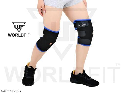 Worldfit Elastic Knee Compression Bandage Wraps Support for Ankle, Knee, Elbow Pain Relief, Assorted Color (Pack of 2)     			Worldfit Elastic Knee Compression Bandage Wraps Support for Ankle, Knee, Elbow Pain Relief, Assorted Color (Pack of 2)