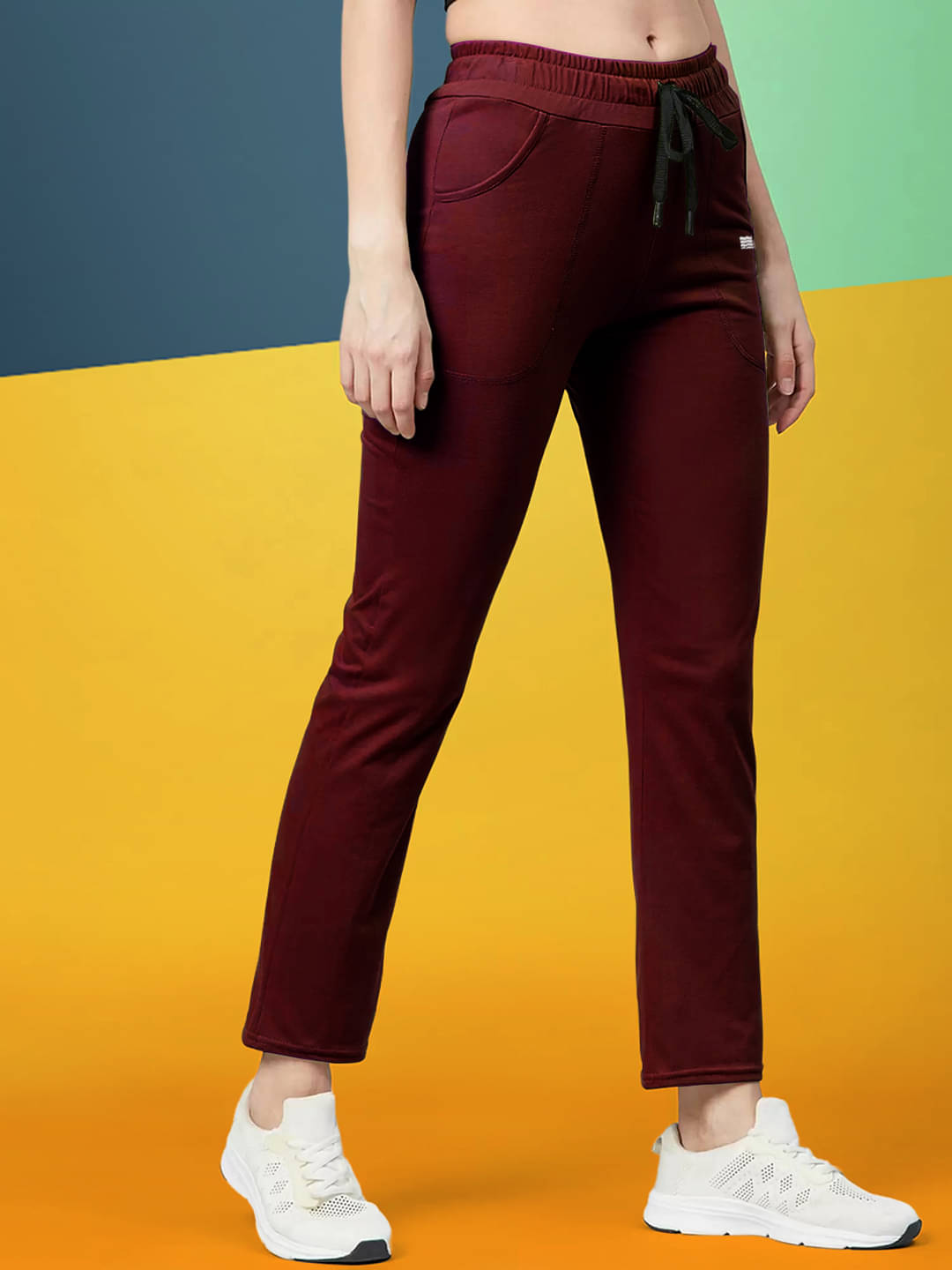     			1 Stop Fashion Women Cotton Casual Trousers ( Maroon )