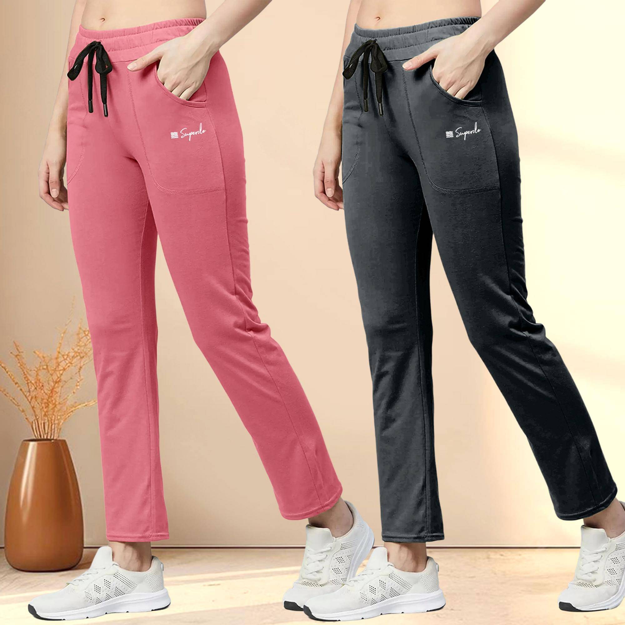     			1 Stop Fashion Women Cotton Casual Trousers ( Multicolor 3 )