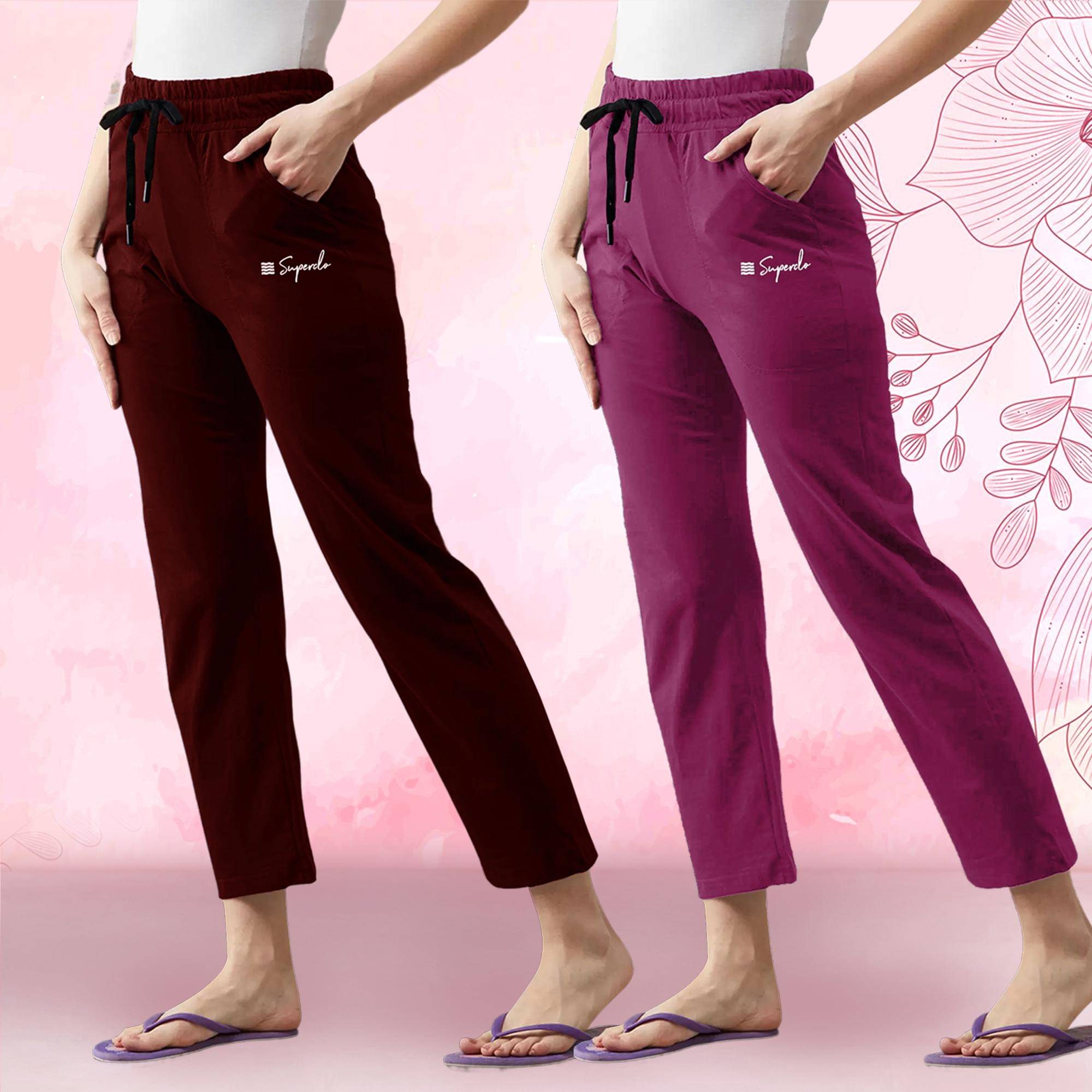     			1 Stop Fashion Women Cotton Casual Trousers ( Multicolor 1 )