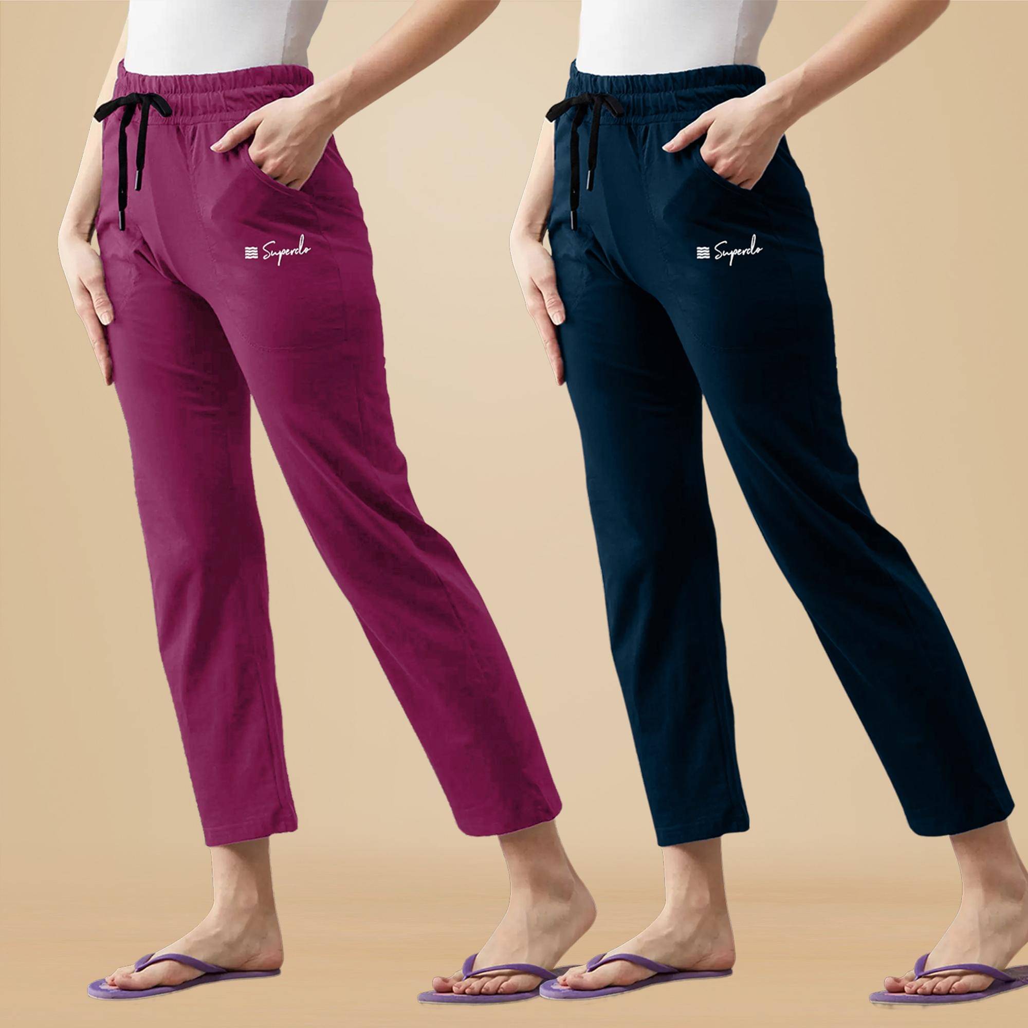     			1 Stop Fashion Women Cotton Casual Trousers ( Multicolor 2 )