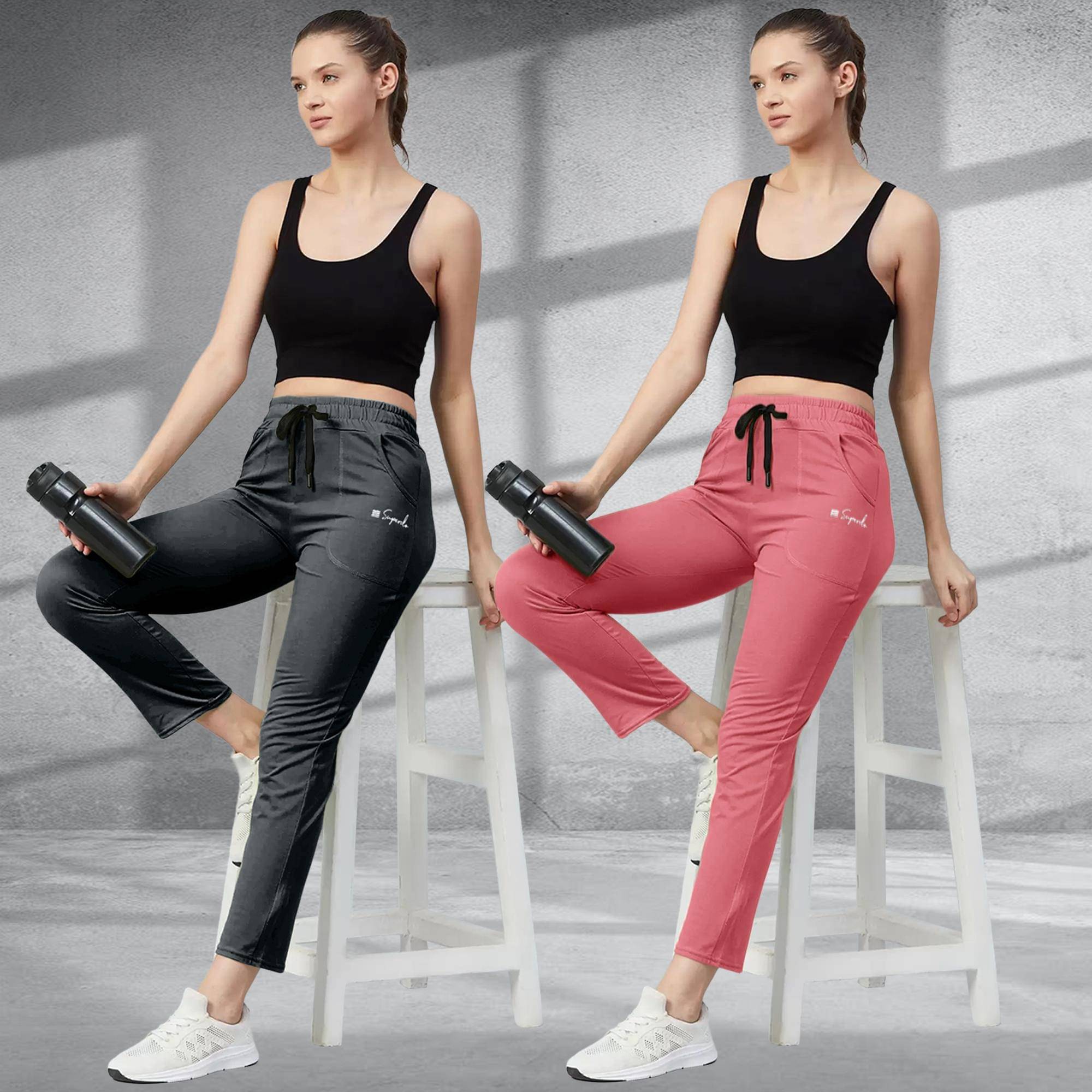     			1 Stop Fashion Women Cotton Casual Trousers ( Multicolor )