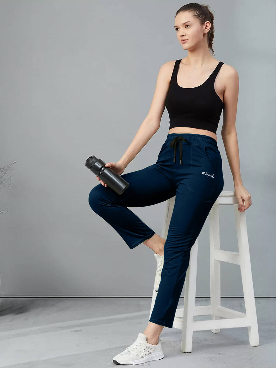     			1 Stop Fashion Women Cotton Casual Trousers ( Teal )