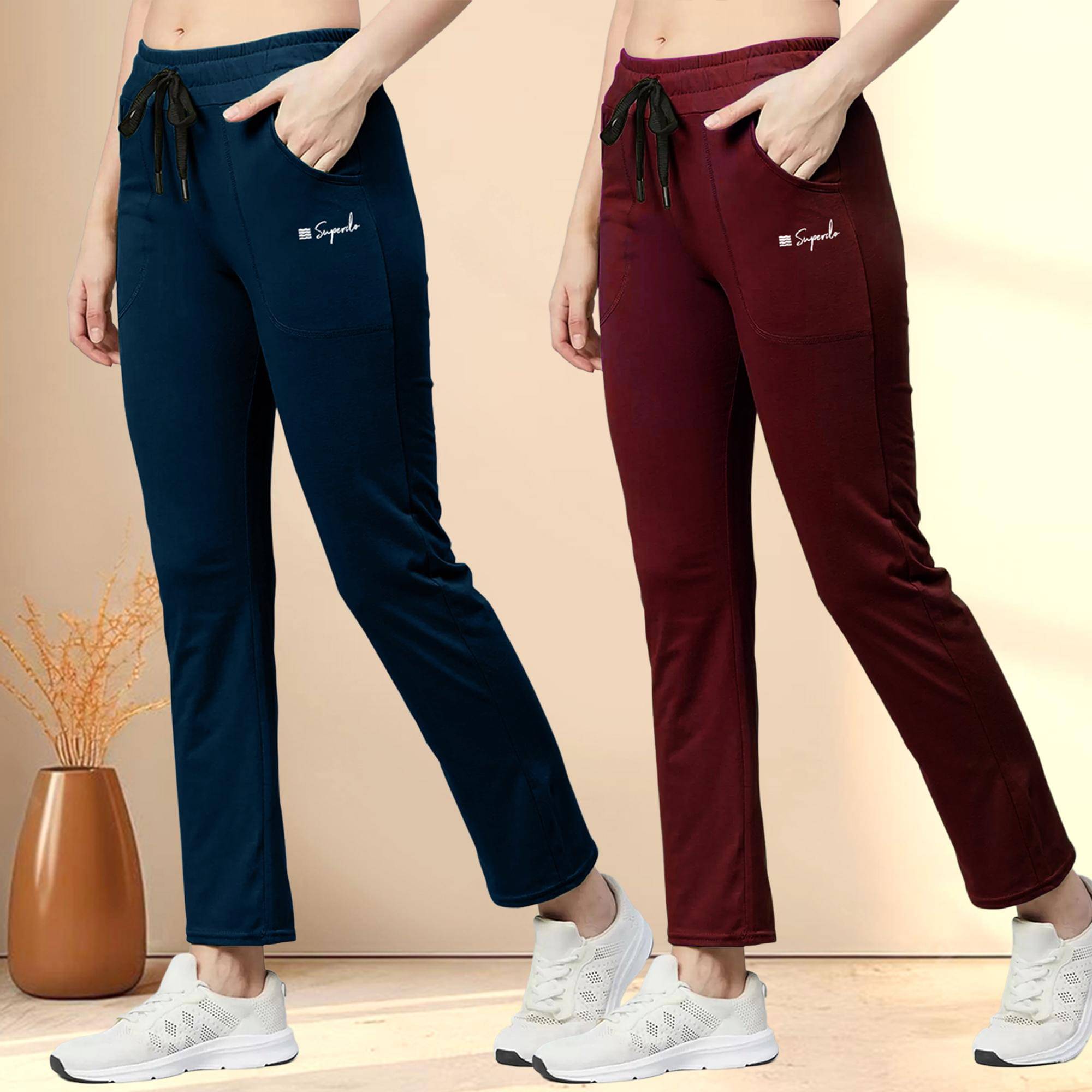     			1 Stop Fashion Women Cotton Casual Trousers ( Multicolor 1 )