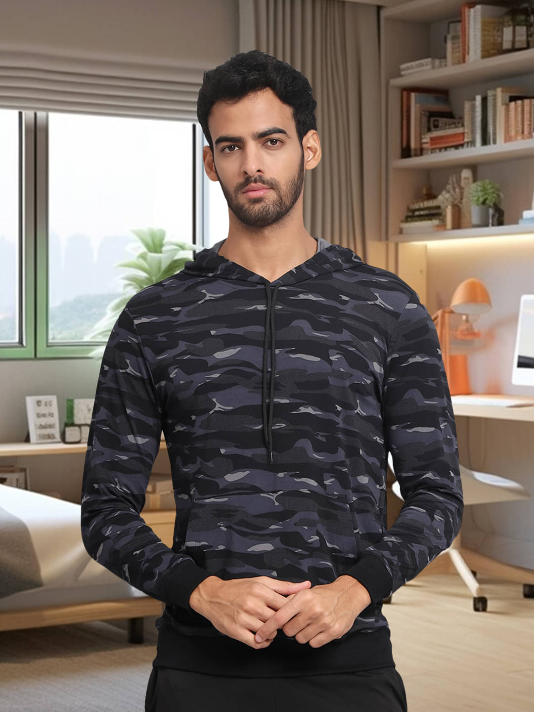ATIGIANO APPAREL Fleece Hooded Men's Sweatshirt - Multi ( Pack of 1 )     			ATIGIANO APPAREL Fleece Hooded Men's Sweatshirt - Multi ( Pack of 1 )