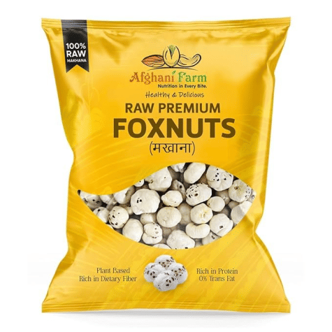 Afghani Farm Lotus Seeds Pop /Gorgon Nut Puffed Kernel (Makhana) 300 g Afghani Farm Lotus Seeds Pop /Gorgon Nut Puffed Kernel (Makhana) 300 g
