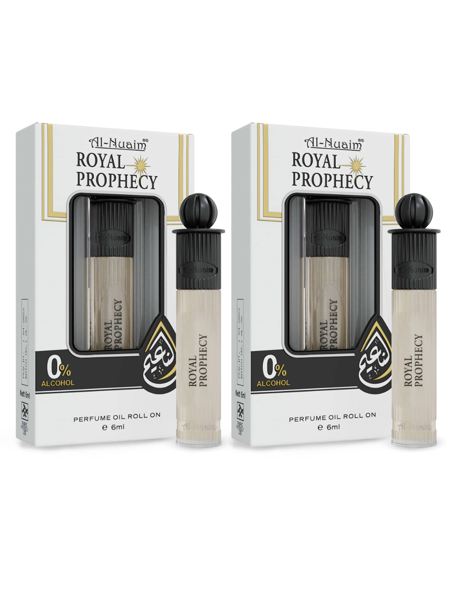     			Al-Nuaim Oud Non- Alcoholic Miniature Attar ( Pack of 2 )
