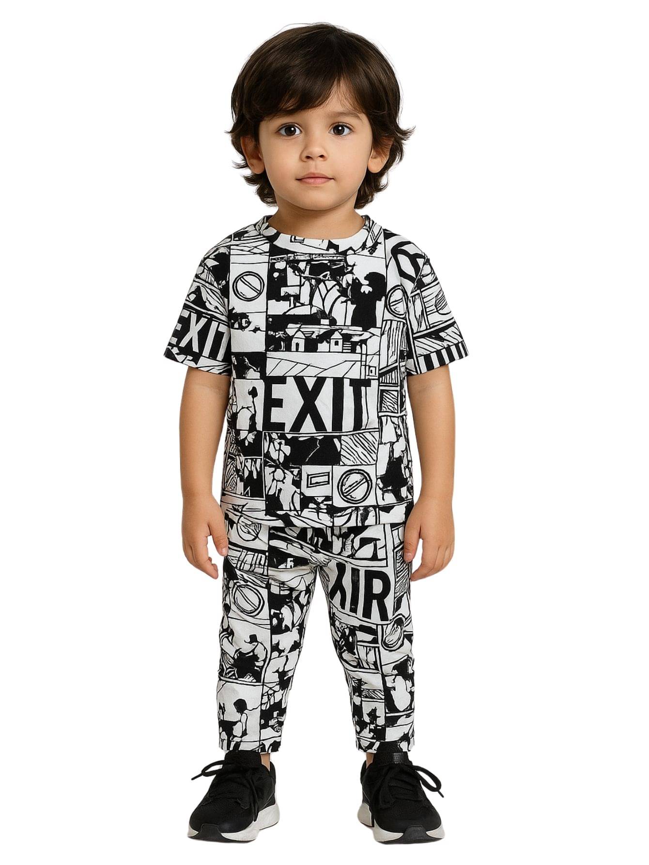     			Alanta Pack of 1 Boys Cotton Blend Nightsuit Set ( Multicolor 3 )