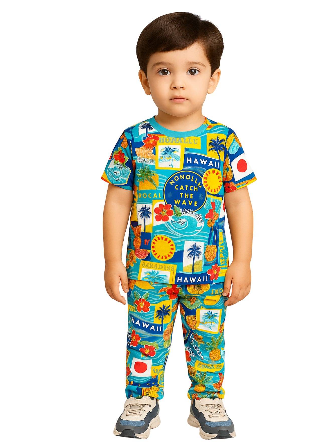 Alanta Pack of 1 Boys Cotton Blend Nightsuit Set ( Green ) Alanta Pack of 1 Boys Cotton Blend Nightsuit Set ( Green )