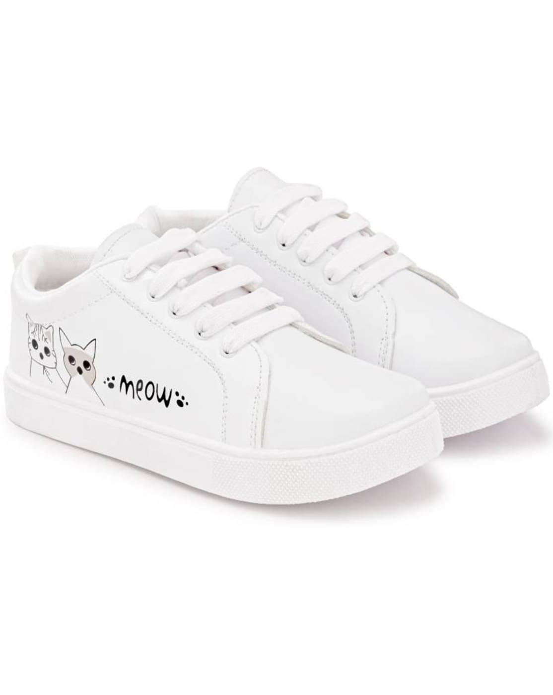     			COOPERWINGS - White Women's Running Shoes