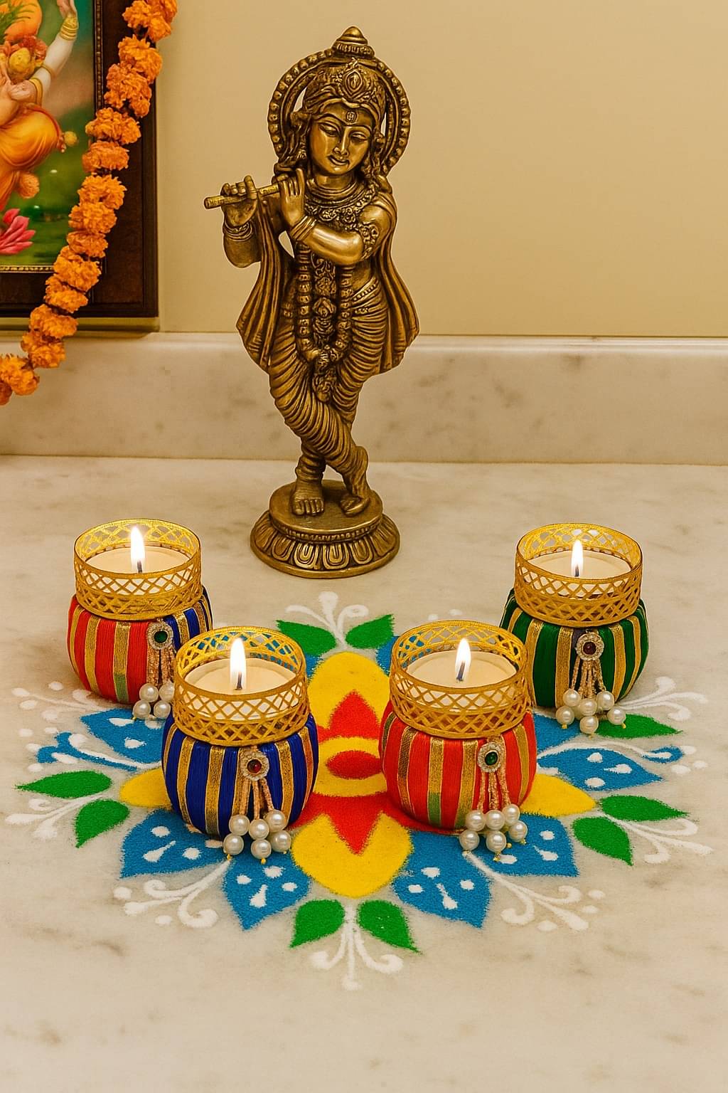     			Cherry Tree Candle Holder 6 ( Pack of 1 )