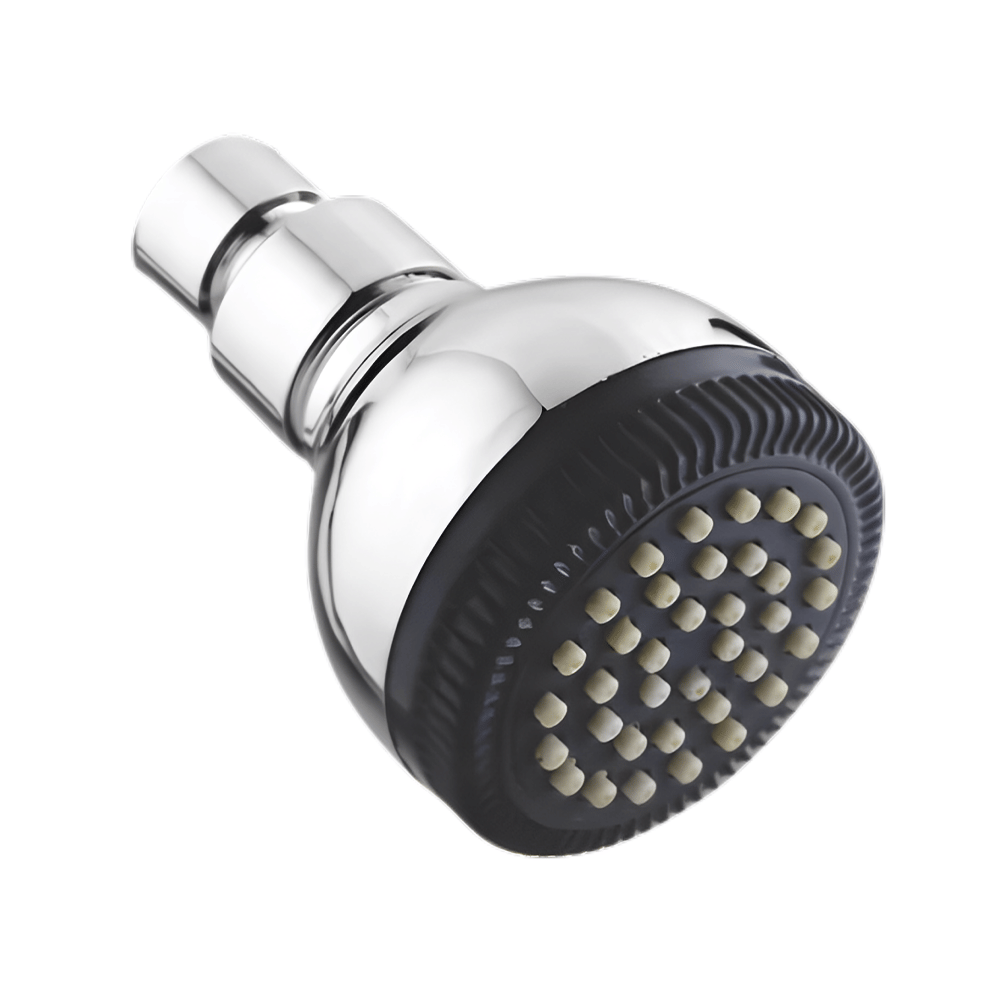     			Cliquin 3" Black Nozzle Shower For Bathroom Plastic (ABS) Overhead Shower