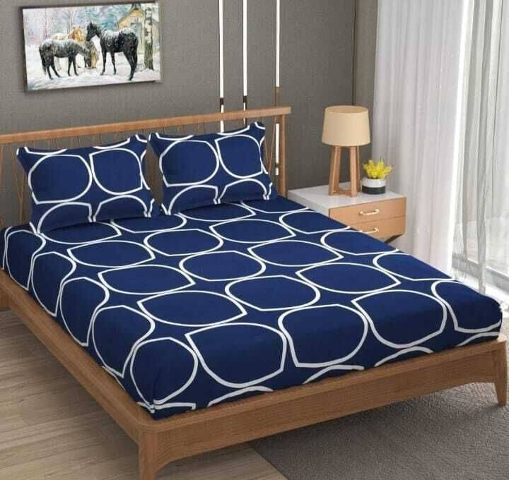 CottonDreamz Microfiber 1 Double Bedsheet with 2 Pillow Covers ( Blue ) CottonDreamz Microfiber 1 Double Bedsheet with 2 Pillow Covers ( Blue )