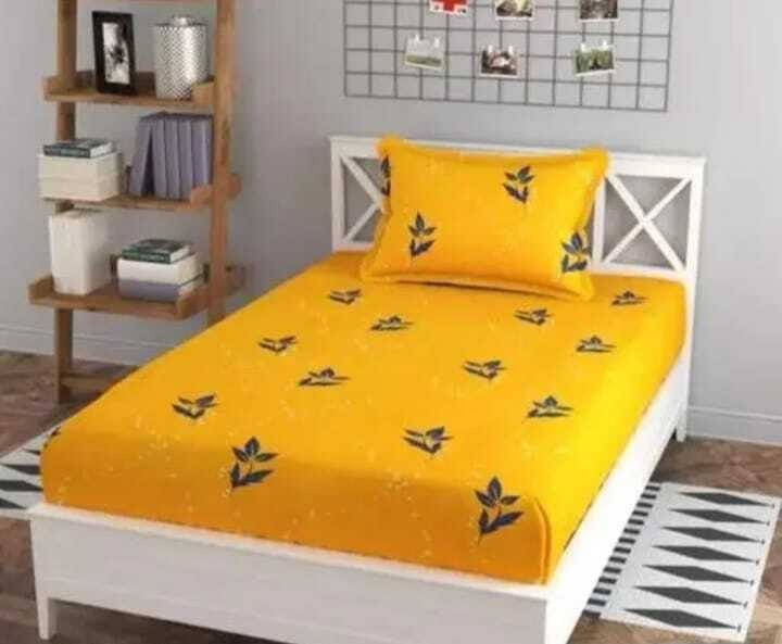 CottonDreamz Microfiber 1 Single Bedsheet with 1 Pillow Cover ( Yellow ) CottonDreamz Microfiber 1 Single Bedsheet with 1 Pillow Cover ( Yellow )