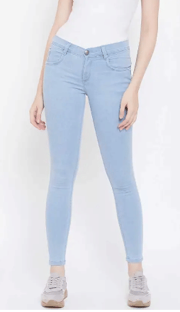     			Drewin Women's Regular Fit Mid-Rise Jeans ( Light Blue )