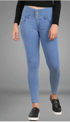     			Drewin Women's Regular Fit Mid-Rise Jeans ( Light Blue )